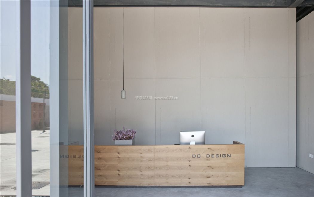 公司形象墻裝修效果圖片大全_裝修123效果圖